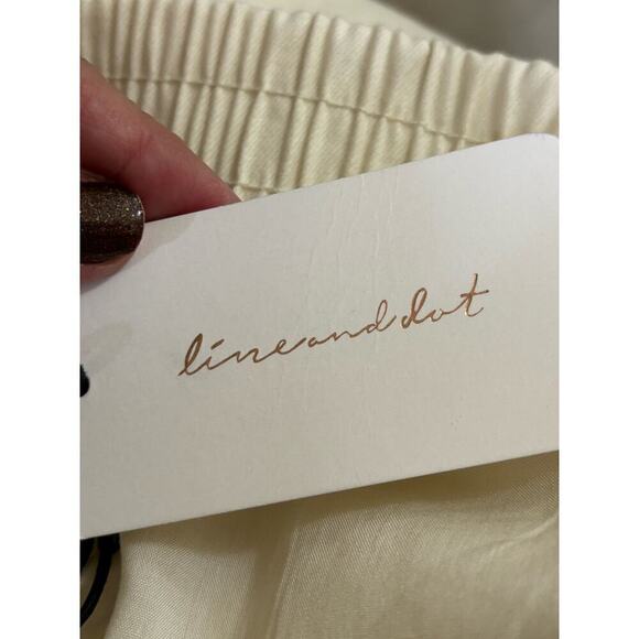 Line and Dot cream cotton maxiskirt, NWT, layering, thick, cabincore, simple - Picture 5 of 5